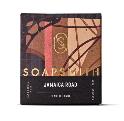 Illustrated Jamaica Road candle box
