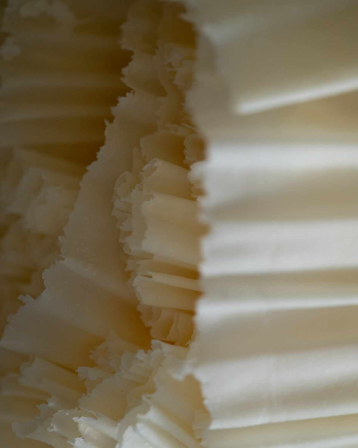 Paper-thin sheets of soap from the mill