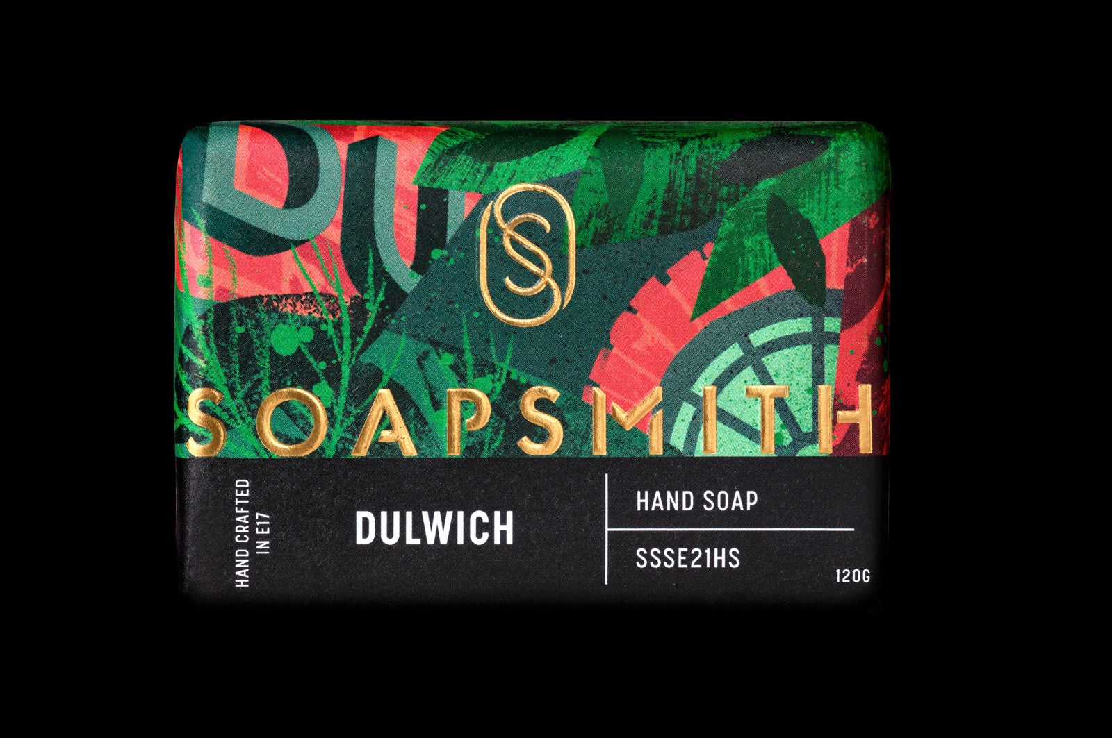 Dulwich handmade soap in its illustrated wrapper